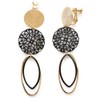 JewelVOX Women's Earrings, Titanium Post, Openwork, Lace, Hypoallergenic, Stylish, Adult