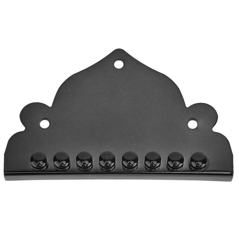 Mandolin Tailpiece Black 8-String Screws Triangular Parts Musical Instrument Accessories