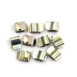 sourcing map Car Dashboard Holder Console Instrument Panel Metal Clip 9 x 7 mm Pack of 10