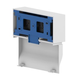 Cablecoach Habengut CC10042 3-Way Socket Unit for Skirting Board Contents: 1 Item
