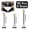 90Pcs Picture Hanging Nails,Wall Pins for Hanging Pictures,Hang Nails for