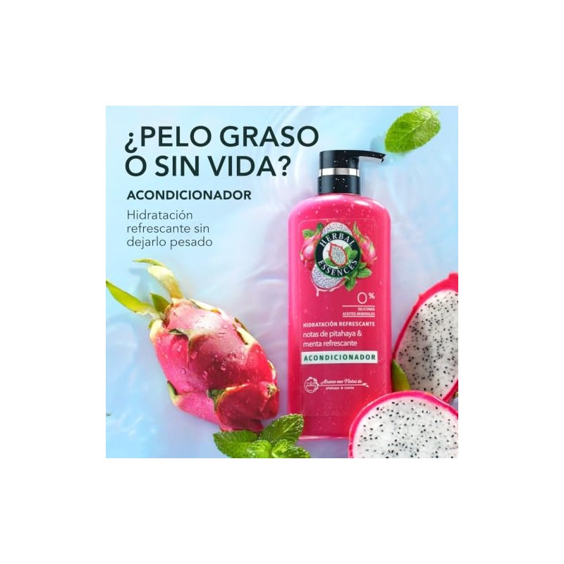 Herbal Essences Acondicionador Hidratación Refrescante 600 ml
