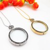 YYHSND 10X Magnifying Glass Necklace Magnifier Necklace Pendant Optical Magnifier