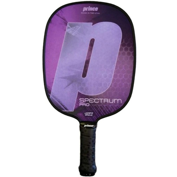 Prince Spectrum Pro Pickleball Paddle | Purple | 4 1/8" Small Grip | Light Weight