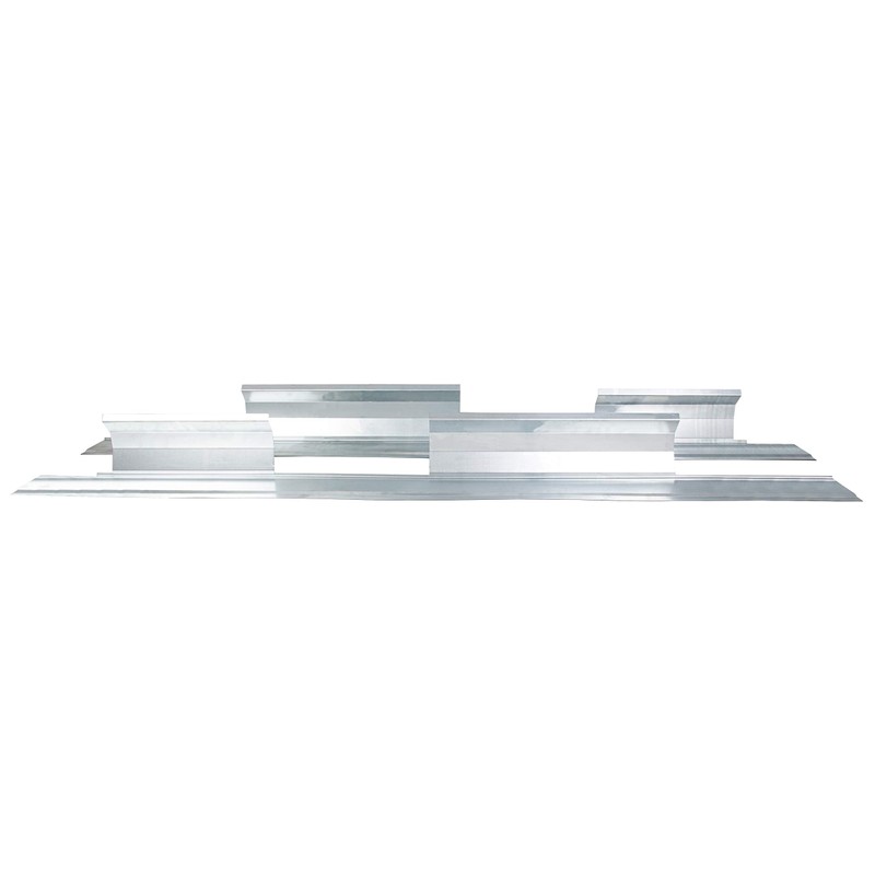 ECOTRIC Pair of Slip-on Outer Rocker Panel Compatible with 2003-2006