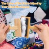 2PCS Wool Card Needle Felt Brush, Hand Card for Wool,