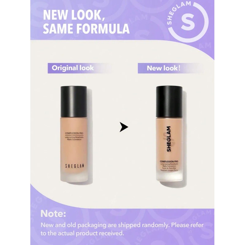 Sheglam Complexion Pro Base Líquida Larga Duración Sepia