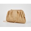 BRYCTSISEN Women Straw Beach Clutch Purse Handbag Summer Elegant Vacation