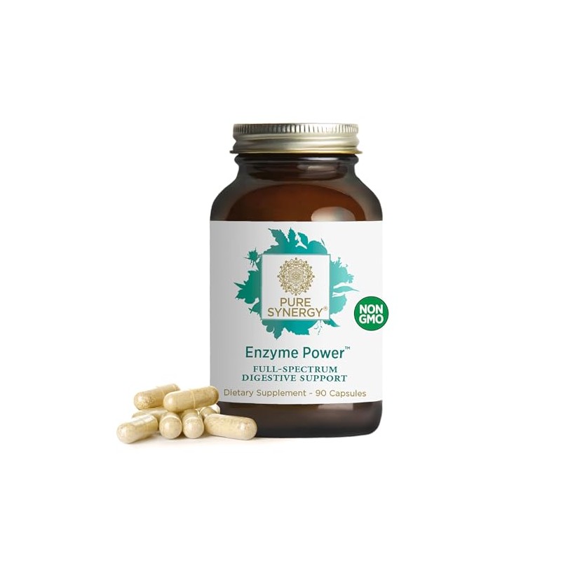 Pure Synergy Enzyme Power Digestive & Gut Health 90 Capsules