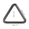 sourcing map Pack of 20 Triangle Ring Buckles 1.5 Inches