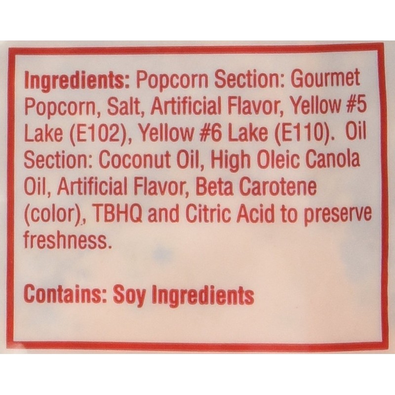Gold Medal Products Co 24Ct Coconut Oil Kit 2838 Popcorn