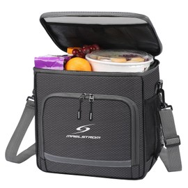 Maelstrom Insulated 14L Lunch Bag Women/Men, Lunch Box for Men,Leakproof Lunch Cooler Bag, Lunch Tote Bag (Gray)