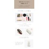 Cosmetic Pouch, Genuine Leather, Made in Japan, Women's, Brand, Large