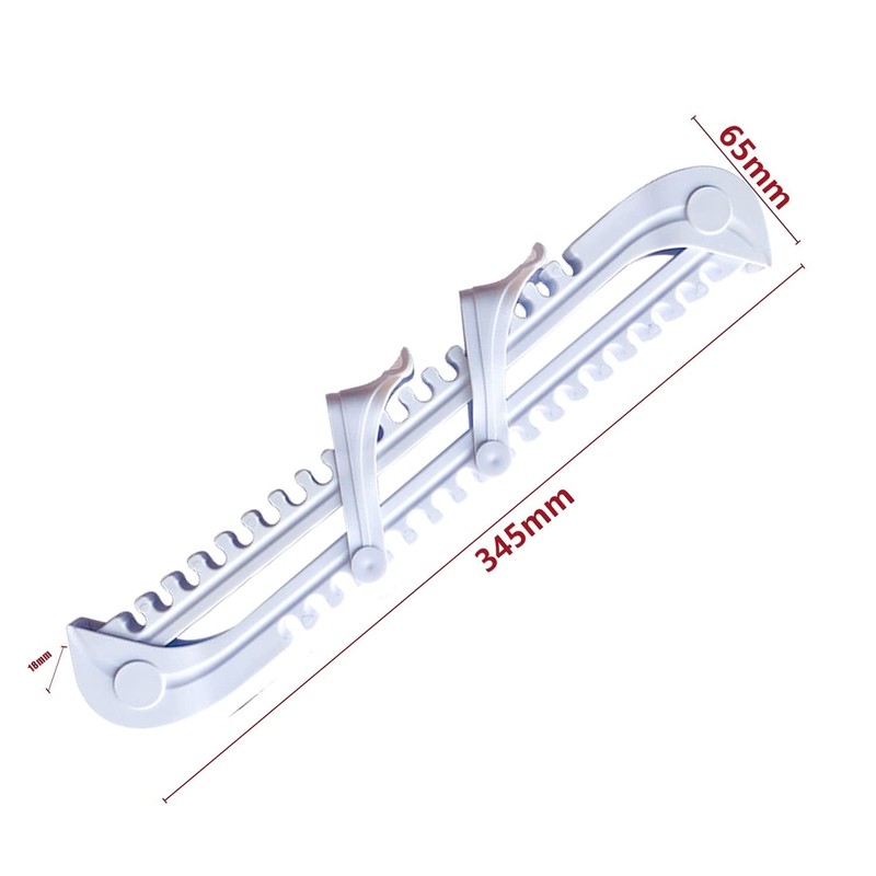 Newsmy 4 Pack Ice Skate Blade Covers, Adjustable Quick Ice