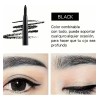 Delineador Negro 12pcs Impermeable Larga Duración Mate