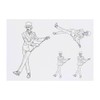 4 x 'Fancy Tap Dancer' Temporary Tattoos - Water Resistant,