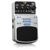 Behringer DIGITAL REVERB DR600 Digital Stereo Reverb Effects Pedal, Silver