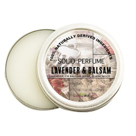 Ladybug Spot Luxury Natural Solid Perfume 0.4 OZ (LAVENDER & BALSAM)