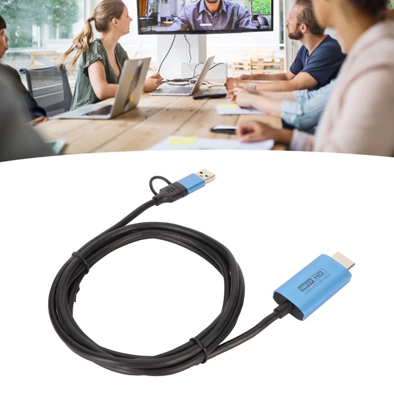 USB3.0 to HD Multimedia Interface Cable 5Gbps 1080P USB C