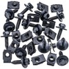 Rexka 15 Sets M8-1.25 Extruded U Nuts & Body Bolts