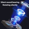 Fingertip Gyroscope Luminous Reduce Anxiety Metal Rotating Decompression Toy with