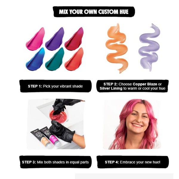 Not Your Mother's Love For Hue Semi-Permanent Hair Color Cream,