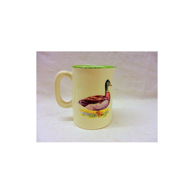 farmyard mallard design milk jug by Heron Cross Pottery.