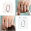 ThunderFit Women's Silicone Stackable Wedding Ring Sets, Thin Rubber Wedding