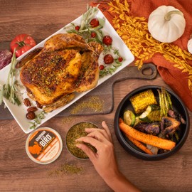 2 Pack of Perfet Poultry Pack - Chairman of the Bird Gourmet Turkey Rub + Stan's Premiun Chicken and Deep Fried Turkey Rub - All Natural Gluten Free Low Salt No MSG, 3 Ounce Spice Tin