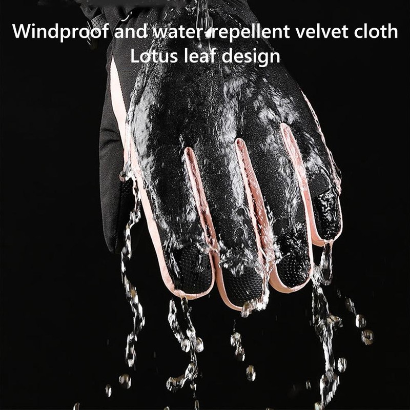 Winter Gloves Thermal Waterproof Gloves Women Windproof Touch Screen Gloves