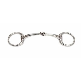 Shires Small Ring Curved Mouth Eggbutt-Stainless steel 5"