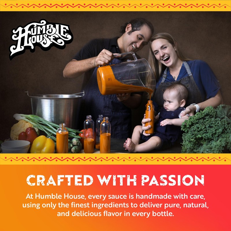 Humble House - Hot Sauce Variety Pack with 5 Low-Sodium