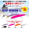 DUEL Hardcore Heavy Minnow (S) Sinking Pencil, Clear, 3.5 inches