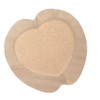 Heart Shaped Silicone Foam Dressing Bordered Waterproof Wound Bandage 18x18cm/7.09x7.09in