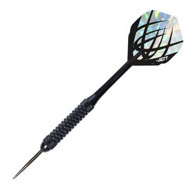 Jett Blackout Coated Brass Steel-tip Darts Set with Case (26, Grams)