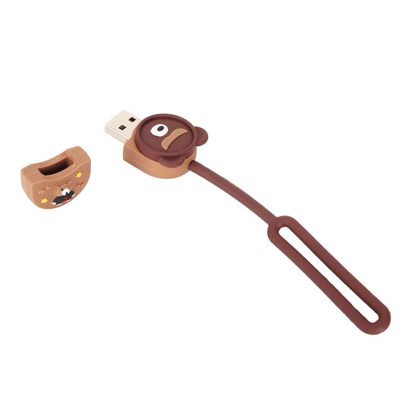 Cartoon USB Flash Drive Brown Bear Standard USB2.0 Plug and