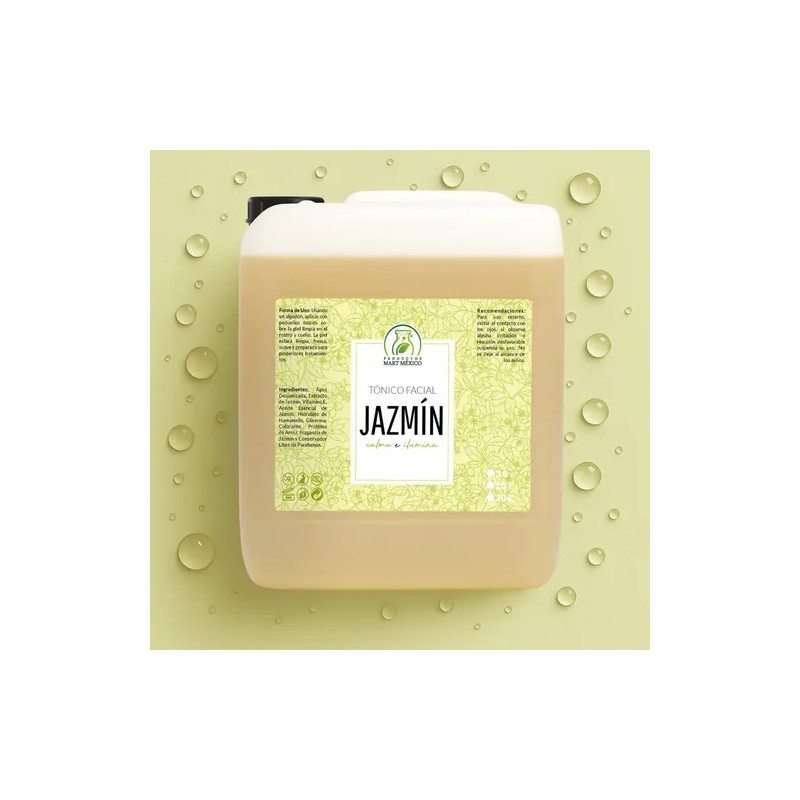 Tónico Facial Hidratante de Jazmín para Piel Normal – 10