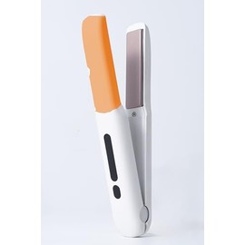 Cordless Hair Straightener and Curler 2 in 1,4 Adjustable Temperature, Mini Curling Iron with 3200mAh Battery, Portable Ceramic Flat Iron for Travel,USB-C Rechargeable,Lightweight On-The-Go