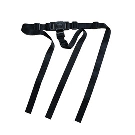 Cinturón de seguridad de 3 puntos para niños, correa de seguridad ajustable para bebé, correas de silla alta para niños de repuesto para silla alta (negro)