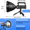 Rechargeable Spotlight, 3,000,000L High Lumens Led Spot Lights Outdoor Handheld