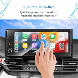 SKTU (2Pcs) for 2025 Toyota Sienna Accessories Screen Protector 12.3 Inch for 2025+ Toyota Sienna (XLE/XSE/Woodland Edition/Limited/Platinum) 12.3-Inch Navigation Display [HD Clear, Anti-Scratch] 2025 Sienna Nano Protective Film