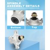 ACEBRI Spindle Assembly fit for Toro for EXMARK 117-0751 117-7267