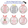 Thank You Christmas Ornament Gift- May You Be Proud of-