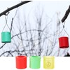 1Pc Green Silicone Slingshots Targets with Bells Outdoor Slingshots Training