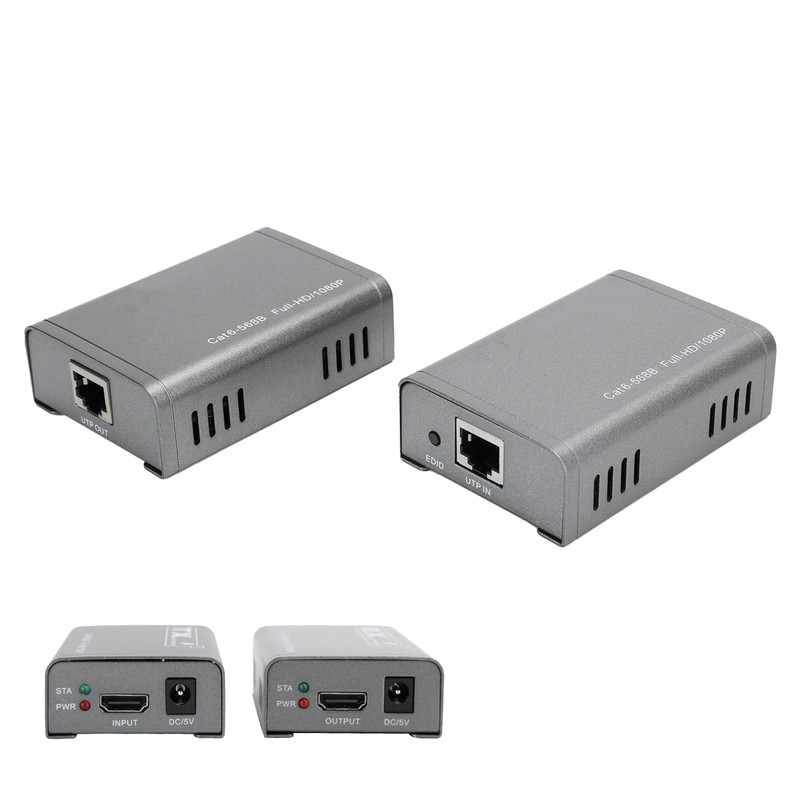 HDMI Extender 60m Online Video Amplification Extend Signal Adapter 100‑240V