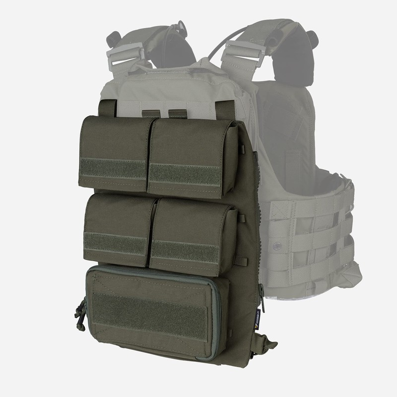 IDOGEAR Tactical Pouches Zip-on Panel Pouch Military Vest Accessory Bag