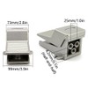 2PCS Foot Pedal Valve, G1/4 3 Way 2 Position Foot