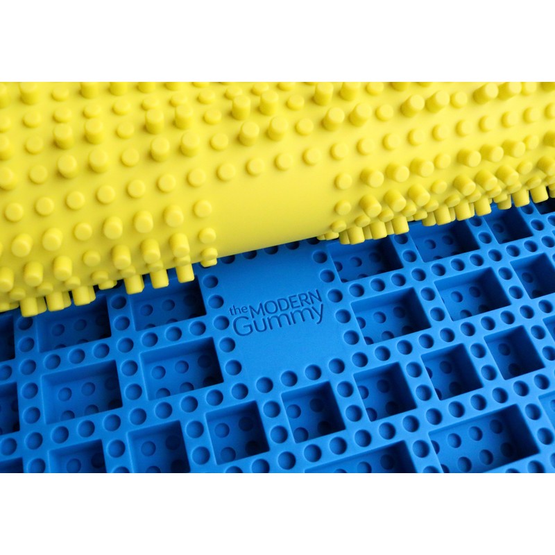 Silicone stacking block mold with dropper by The Modern Gummy;