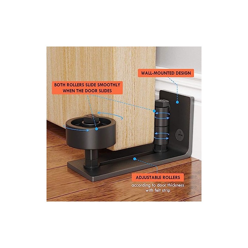 4 Pack Barn Door Floor Guide - Sliding Barn Door