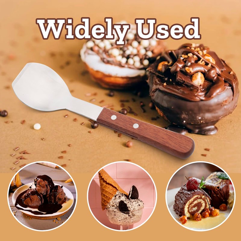Aspire Stainless Steel Ice Cream Scoop, Ice Cream Spade Spoon,